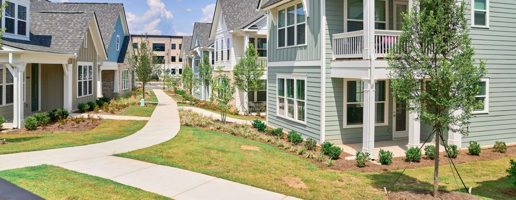 a row of houses
